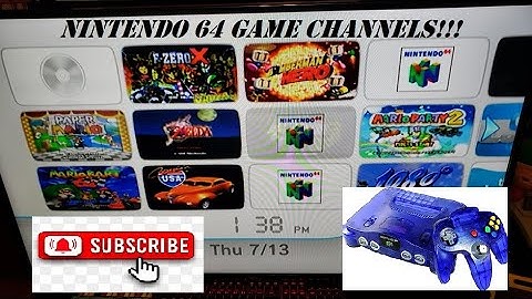 How to Install Nintendo 64 Game Wad Channels On The Nintendo Wii!