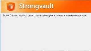 How to Uninstall Strong Vault Completely? Remove Strong Vault Online Backup Manually screenshot 2