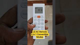 LG AC Remote Control Manual ❄️ #lgacremote #lgac2025 #airconditioner #shorts