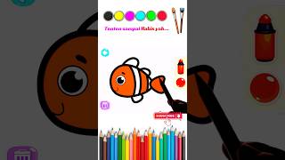 Menggambar dan Mewarnai Ikan Nemo, Belajar Menggambar dan Mewarnai Untuk Anak dan Balita Menggambar dan Mewarnai Ikan Nemo, Belajar Menggambar dan Mewarnai Untuk Anak dan Balita