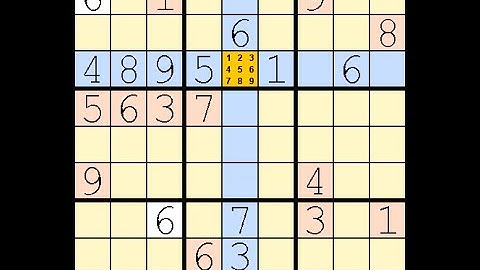 How to Solve New York Times Sudoku Hard  August 18, 2023 - v1