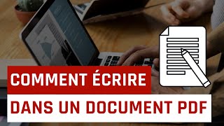 Comment écrire dans un document PDF Comment écrire dans un document PDF