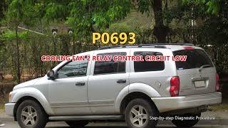 P0693 Dodge Durango - Cooling Fan 2 Relay Control Circuit Low | Step-by-Step Diagnosis