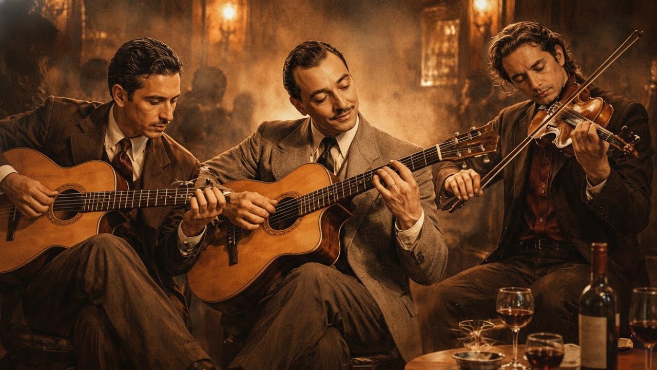 10 Hours Slow Gypsy Swing Jazz Guitar Instrumental