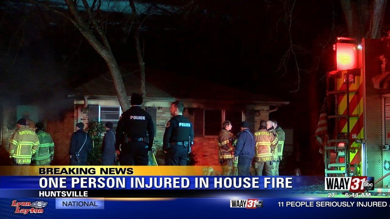 One Person Injured In House Fire - YouTube