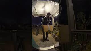 Stolen Package Explodes On Camera