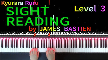 【 SIGHT READING 】Level 3 #29　by JAMES BASTIEN　/　バスティンピアノライブラリー 初見の練習 レベル3　#29