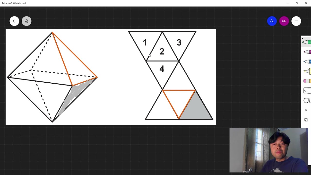 Objetivo- construção de um octaedro regular. Professora-Débora Cervellini  Sant'Anna Tem matemática na festa junina? Tem sim Senhor!!!!!! Os alunos  dos 3°A e 3°B construíram um octaedro regular (balão) para enfeitar nossa  escola., image size:1280x720