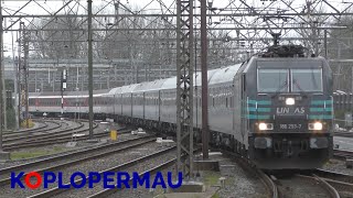 Lineas Br186 Met Alpen Express Op Station Haarlem