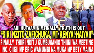 Download Lagu FINALLY, THIIRI NDITU KUMBURANIO THIINI WA MEETING INO, CIIGII MP ERIC WAMUMBI NA MUKA MP BETY MAINA MP3