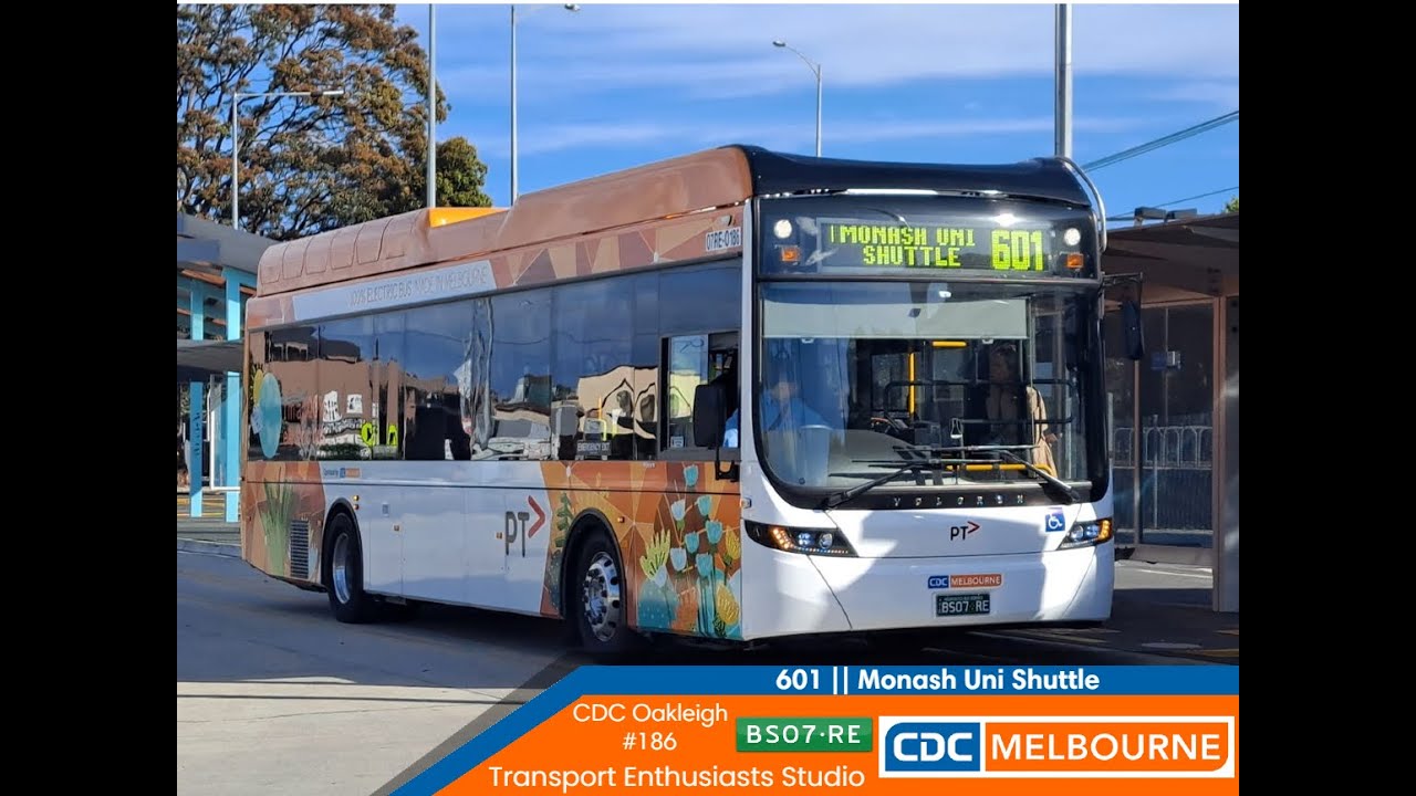 [Volvo Superiority] CDC Oakleigh 186 Volvo BZL @ 601 Monash Uni Shuttle