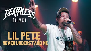 Lil Pete - Never Understand Me (Live in Santa Cruz)