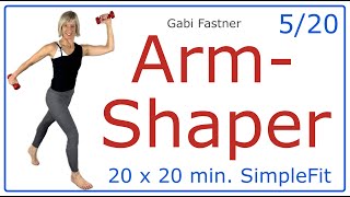 5/20🎈20 min. Arm Shaper | Dumbbell workout for biceps, triceps, and shoulders, standing screenshot 3