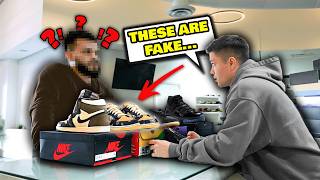 He Tried To Sell Us Fake Travis Scott SB's...