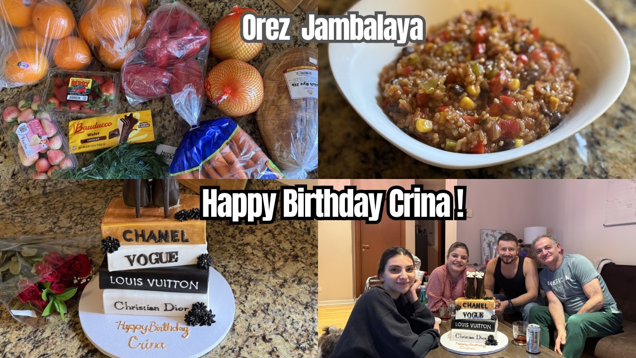 O saptamana cu mine/Reteta orez Jambalaya/Shopping/Surpriza pentru Crina