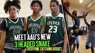 Meet AAU's New BIG 3! The Atlanta Celtics are COMPLETELY UNFAIR! AAU Super Team DUNKS EVERYTHING