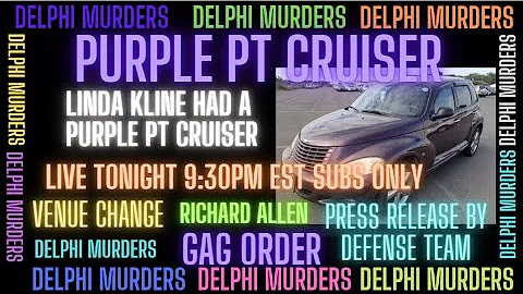 Linda Kline PT PURPLE CRUISER - Gag order - Venue ...
