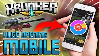 INSANE 50,000+ KR UNBOXING ON KRUNKER MOBILE! (2 Contrabands)