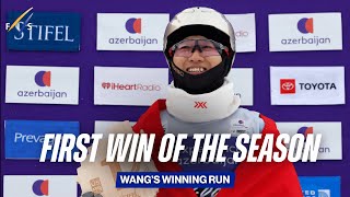 Victory At Last! Wang Claims His First Win of this Season | FIS Freestyle Skiing