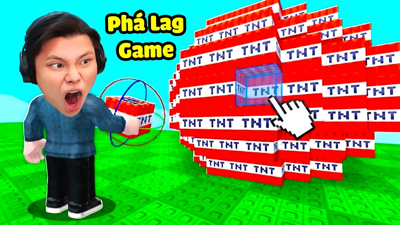 [ROBLOX CẤM] JayGray Chơi Game TNT Phá Server Lag Banh Máy⛔️💀Thử Thách Triệu Hồi Tất Cả TNT Hiếm