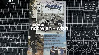 распаковка первого сингла NCT WISH - WISH ᯓ★