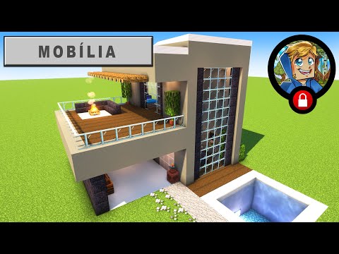 Minecraft - Mobília da casa moderna - MANYACRAFT