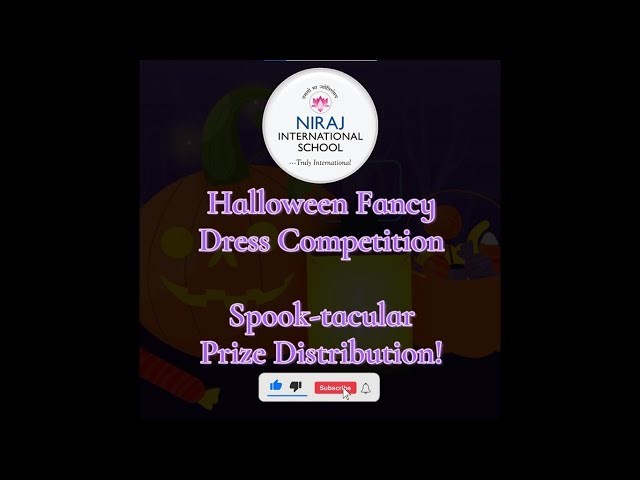 Halloween Fancy Dress Prize Distribution at NIS | Best CBSE School in Kompally | Hyderabad