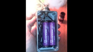 How To Make A Powerful Box Mod Vape  HUGE CLOUDS  -  Diagram In Description