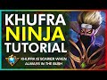 HOW TO MAKE KHUFRA A STEALTHY NINJA | GAMEPLAY FROM TOP 2 PH KHUFRA | MLBB