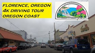 Florence, Oregon | 4k Driving Tour | Oregon Coast | Three Rivers Casino