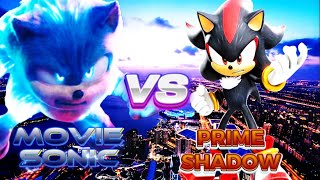 Movie Sonic Vs Prime Shadow