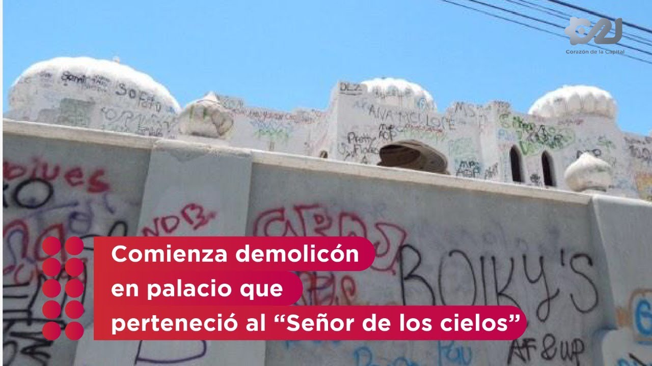 Derrumban en Hermosillo casa de Amado Carrillo Fuentes “El señor de los