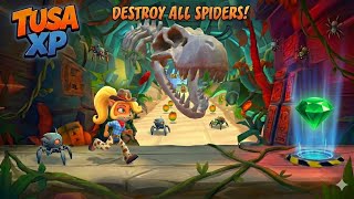 Crash Bandicoot: On the Run! Beach Jungle Challenge Runs - Gem Run Get To The End! screenshot 5