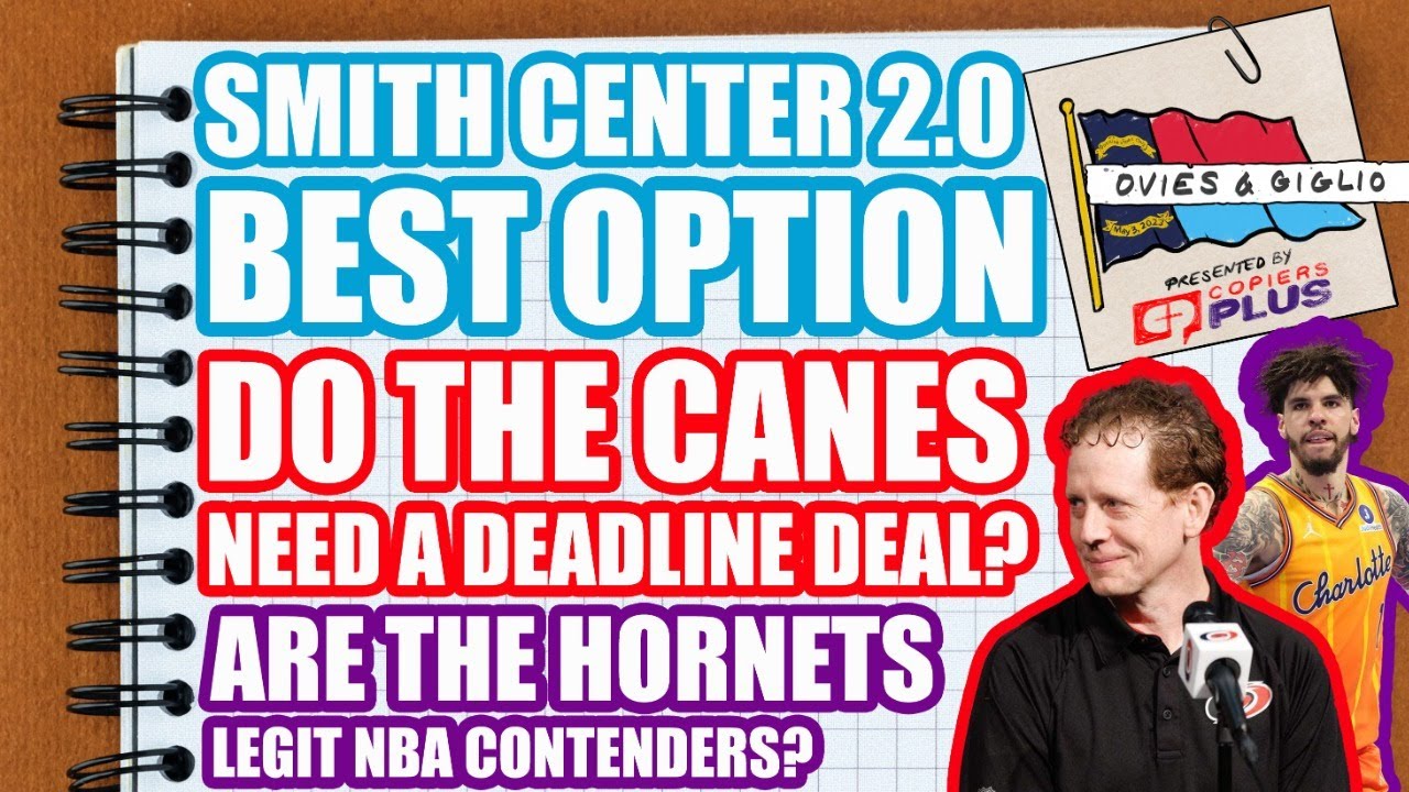 UNC stumbles into best Smith Center option | Should Canes trade for goalie? | Hot Hornets