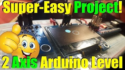 Arduino 2 Axis Digital Level