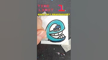 ✦ASMR✧ Drawing Letter E - Alphabet Lore in 40 Seconds!