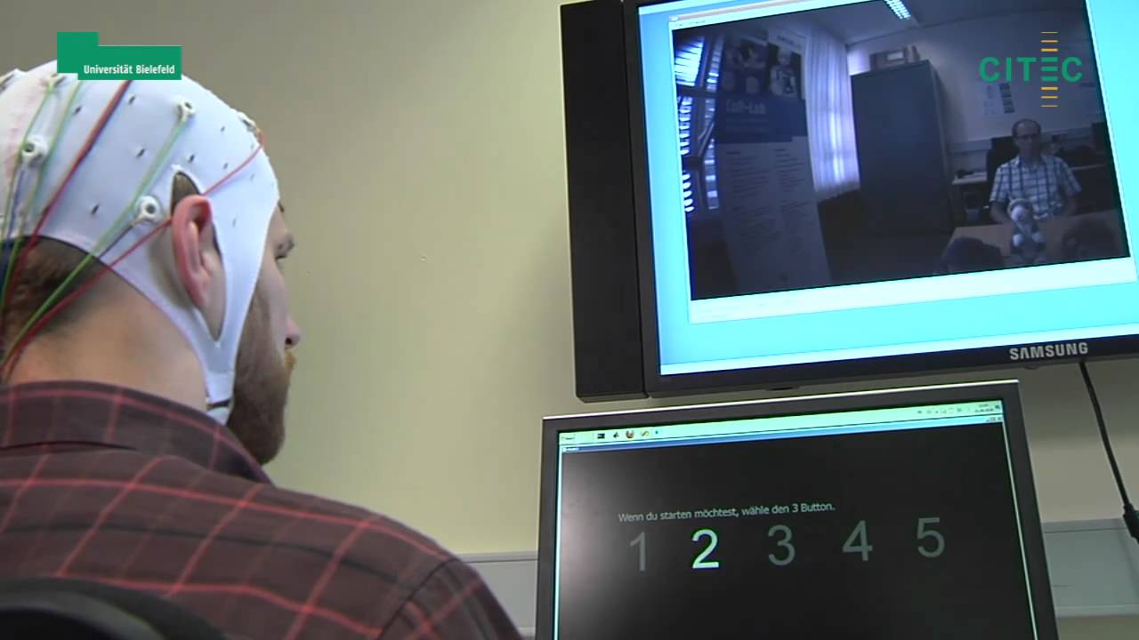 Rehabilitation Robotics: A hybrid brain-robot interface for social interaction