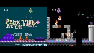Panic At The Mario Disco (Hack of Super Mario Bros.) NES - Walkthrough
