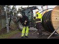 Universal Cables System Instruction, Pulling an overhead line