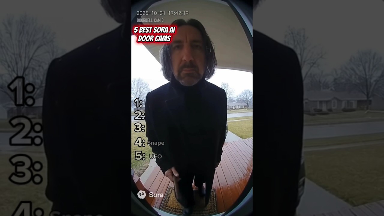 Top 5 Best sora ai door cameras