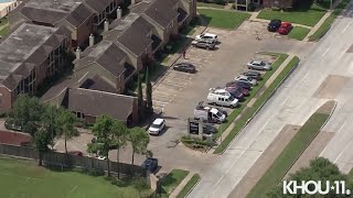 Raw video: Up to 20 people found inside Sharpstown-area apartment in possible human smuggling operat