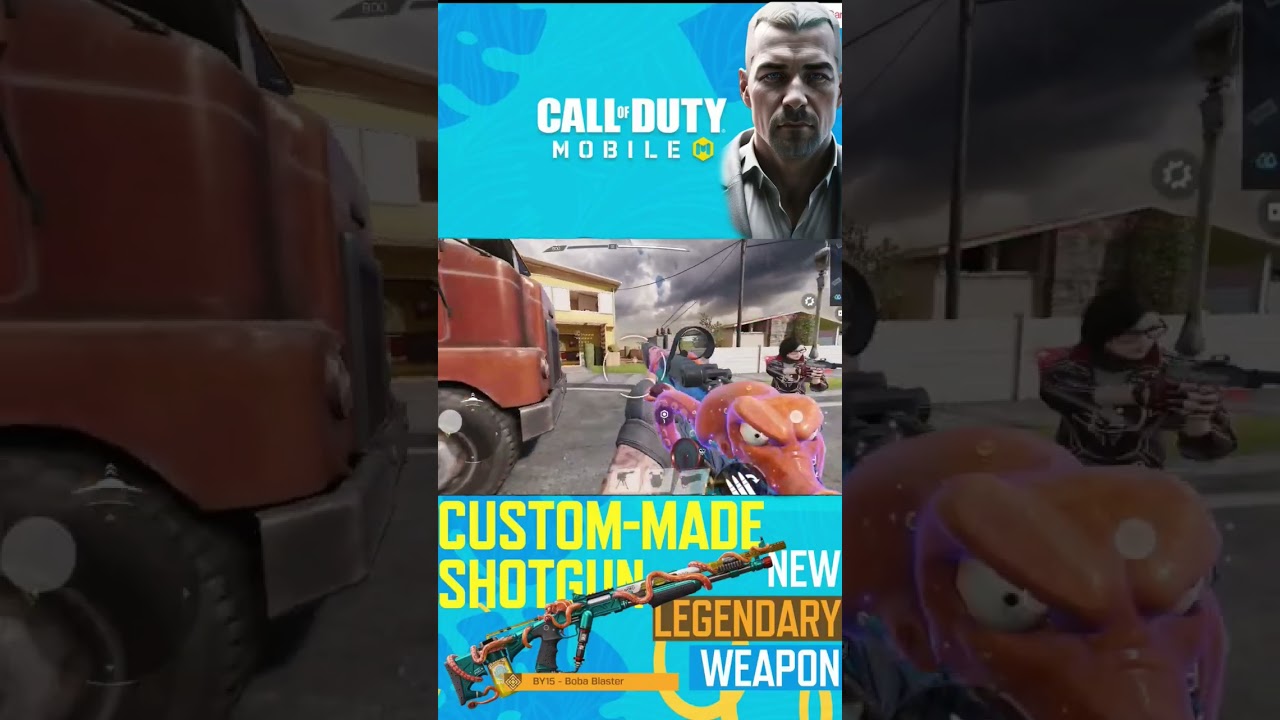 Первая легендарная пушка  в игре Call of Duty mobile BY15 "Боба - Бластер"