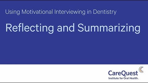 Reflecting and Summarizing