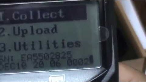 Hướng dẫn sử dụng máy quét mã vạch kiểm kho Cipherlab 8000L (PHẦN 1)