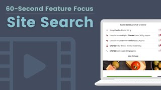 60-Second Feature Focus: Site Search screenshot 5
