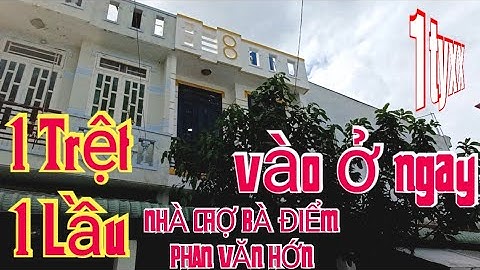 Bán nhà Hóc Môn giá rẻ✅️ Chợ Bà Điểm Phan Văn Hớn 8m nhựa thông, nhà bán hóc môn quận 12