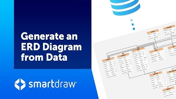Generate an ERD from Data Automatically with SmartDraw