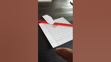 Floating cube 3d optical illusion drawing demonstration