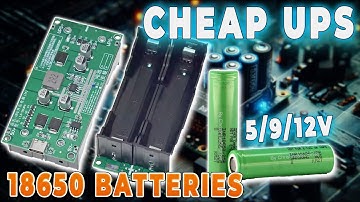 UPS for $2 with 18650 Batteries – Backup Power for WiFi and Smart Home