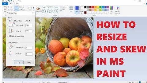 How To Resize and Skew in MS Paint | Part 2 | #MS_Paint_Tutorials